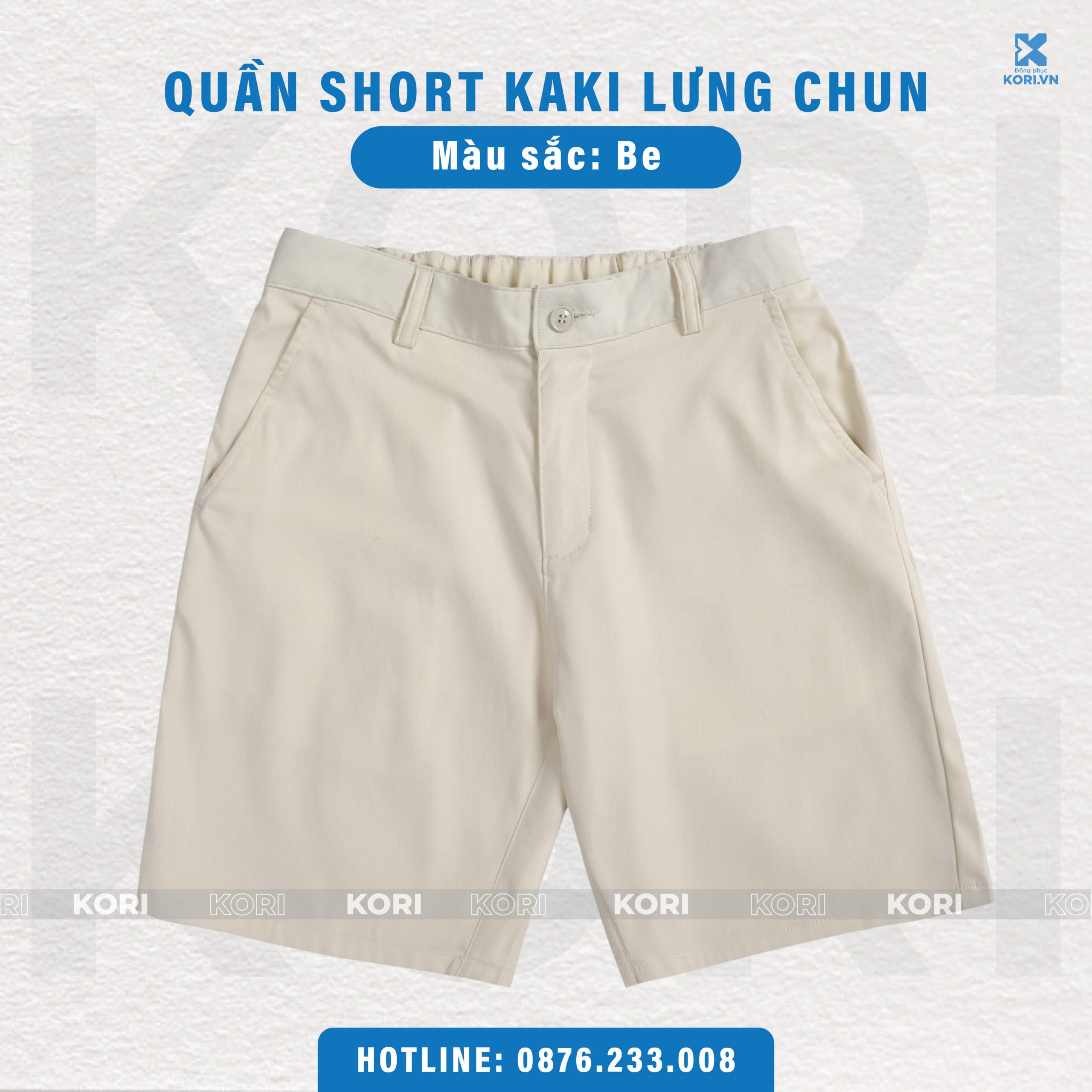 PHÔI QUẦN SHORT KAKI - Hình ảnh 3